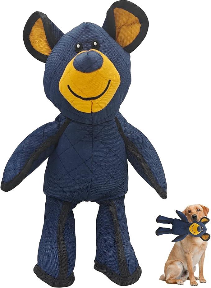 Unbreaka Bear Dog Unbreakable Teddy Extreme Bears 2.0 Dog Toys Aggressive Chewers Indestructible Stuffed Plush Dog Squeaky Toy Keep Them Busy Durable Tough Heavy Duty Chewer Dog Toy Large Breed (1PC)