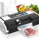 95kPa Commercial Auto Vac Sealer w/Roll & 15 Bags (titanium silver)