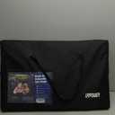 URPOWER XL Dog Back Seat Extender for Crew Cab Truck, Hard Bottom Dog Car Seat Cover Waterproof Dogs Car Hammock Pet Backseat Bed, Pet Truck Accessories for F150 / RAM 1500/ Tundra Crew Cab (Black)