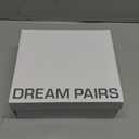 DREAM PAIRS Women's Platform Chunky Heels Square Open Toe Ankle Strap High Heeled Sandals Y2K Shoes for Party Brunch (9.5, White)