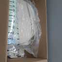 SUNROX Gel Memory Foam Chair Cushions, FadeShield Water-, Stain-Resistant Durable Reversible Seat Cushion Pads with Ties for Indoor/Outdoor Kitchen Dining Office, 17"x16", Set of 4, Cream