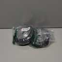 (2-Pack) AR-PRO 6 x 1.5 Flat Free Solid Rubber Wheel Assemblies - Replacement Hand Truck Wheels with Ball Bearings and 5/8 Bore Hole Diameter - Heavy-Duty Solid Rubber Wheels 132 lbs Load Capacity