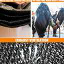 E.share 40%-50% Black Sun Shade Cloth Outdoor - 6Ft X 14Ft Garden Shade Netting with Grommets for Greenhouse, Plant Covers, Patio, Chicken Coop, Barn & Kennel