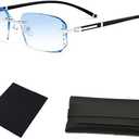 Clarity Glasses, Clarity Automatic Adjustment Eyeglass, For Reading Eye Strain from Screen Computer Gaming Eyeglass with Clear Frame & Travel Case(1PCS)