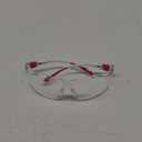 NoCry Clear Safety Glasses for Women with Adjustable Frames  Anti Fog Safety Glasses with 100% UV Protection & Scratch Resistance, ANSI Z87.1 Rated  Perfect Safety Goggles for Women, Nursing Goggles (White & Pink)