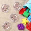4pcs Inflatable Sequin Beach for Boy Girl Fun Party Favors Transparent Playthings Safe and Lightweight for Play and Outdoor Activities