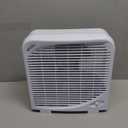 shinic 10" Tabletop Box Fan for Bedroom, 2 Speeds, Quiet Table Fan with Strong Airflow, Energy Efficient Small Box Fan, Portable Kitchen Exhaust Fan for Bedroom Bathroom Office Dorm Workshop, White (Single Units)