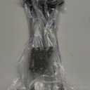 8 Pack  12 inch Black Hidden L Shelf Bracket (1/5 Inch Thicked) Iron Floating Shelf Brackets Rustic Industrial Metal Brackets for Shelf Support