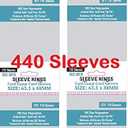 Sleeve Kings Card Game Card Sleeves 63.5 x 88 mm (4x110 Pack, 440 Sleeves)