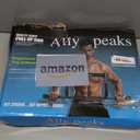 Ally Peaks Pull Up Bar for Doorway | Thickened Steel Max Limit 440 lbs Upper Body Fitness Workout Bar| Multi-Grip Strength for Doorway | Indoor Chin-Up Bar Fitness Trainer for Home Gym Portable (silver1)