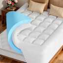  Twin Mattress Topper, Firm Memory Foam Mattress Topper, Cooling High Density Pad for Back Pain, Bed Topper with Removable Soft Cover