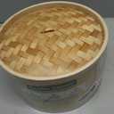 Prime Home Direct Bamboo Steamer Basket 10-Inch | 2-Tier Steamer for Cooking | 50 Liners, Chopsticks, Sauce Dish | Steaming Asian Food, Bao Buns, Chinese, Dim Sum, Dumpling, Rice, Vegetable Steam Pot