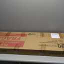 NeuType 44"x16" Wall Mounted Full Length Dressing Mirror, Polymer Frame, Black, No Stand