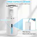 HOMELYLIFE Automatic Foaming/Liquid Soap Dispenser, 13.53oz/400ml Soap Dispenser Need AA*2 (Don't Include), Electric Hand-Pump Soap Dispenser for Bathroom, Kitchen, Office, Home (Foam)
