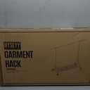 Heavy Duty Clothes Rack Load 450 LBS, Metal Garment Rack, Standing Rolling Clothing Rack for Hanging Clothes with Sturdy Wheels & Shelves, Portable Closet Wardrobe Rack,Sliver