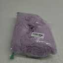 Ling's Moment Luxury Cloth Wedding Napkins - 19x19 Inch Reusable Cheesecloth Linen Napkins for Wedding Reception, Bridal Shower, Dinner Table - Washable, Durable (Set of 10), [Purple]