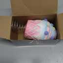 Retisee 7.9 Inch Pastel Dessert Christmas Tree Topper Pink Cupcake Tree Topper Candy Donut Christmas Tree Decoration Pastel Christmas Ornaments for Christmas New Year Birthday Party Decor