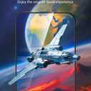 Mkeke for iPhone 15 Pro Screen Protector 3 Pack, [9H+ Hardness] [Military-Grade Drop Protection] [Sensitive Touch] [Easy Installation] [HD Clear] Full Edge Coverage Tempered Glass