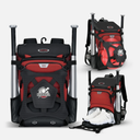 BAGNN Baseball Backpack for Adult and Youth, Large Capacity Lightweight Softball Bag With Shoe Compartment and Fence Hook for TBall Bat & Equipment, Waterproof for Helmet, Gloves