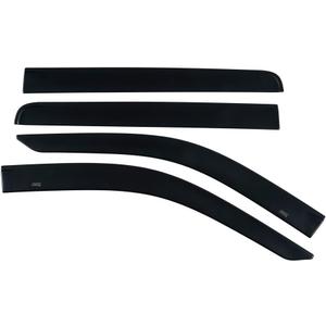Husky Liners Low Profile Ventvisor Rain Guards | Fits 2009-2024 Dodge Ram 1500 (19-24 Classic Body) Crew CAB; 2010-2025 Ram 2500/3500, Crew CAB ONLY | Front & Rear, Matte Black, 4-pcs. | 2867004