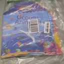 Reusable Sticker Book for Kids, 5 Sets Educational Learning Toys Travel Stickers Activity Books for Toddler Girls Boys Age 3+ Birthday Gifts - Fairy, Ocean, Farm, Dinosaur & Animals