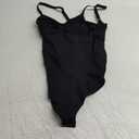 SHAPERX Women's Shapewear Bodysuit Tummy Control Body Shaper Seamless Sculpting Snatched Waist Body Suit (L/XL, 1-black (Thong))