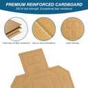 Shooting Targets for the Range, 30 x 18 Inch Silhouette Cardboard Targets for Tactical Practice Competitions with Paster, 22 Pack