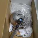 Delta 6-Setting In2ition 2-in-1 Dual Shower Head with Handheld High Pressure ProClean Spray, Chrome Detachable Shower Head with Hose, 1.75 GPM Flow Rate, Chrome 75655