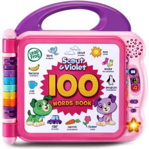 LeapFrog Scout and Violet 100 Words Book, 9.4" x 9.2" x 1.9"