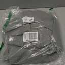 Barossa Design Stall Shower Curtain Fabric 36 x 72 inches, Waffle Weave, Hotel Luxury Spa, 230 GSM Heavy Duty, Water Repellent, Gray Pique Pattern Decorative Bathroom Curtain (Grey)