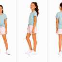 PUMA Girls Shorts Set - 2 Piece Active Performance T-Shirt with Gym Shorts, Size 7 Kids
