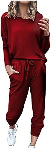 GOHRSHA Lounge Sets for Women 2 Piece Fall Casual Travel Sweatsuits Comfy Matching Sets Loungewear Long Sleeve Tunic Tops, Small