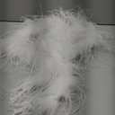 Soarer White Ostrich Feather Boas  2yards 3ply Long Boas for Party, DIY Production, Clothing Decoration (White)