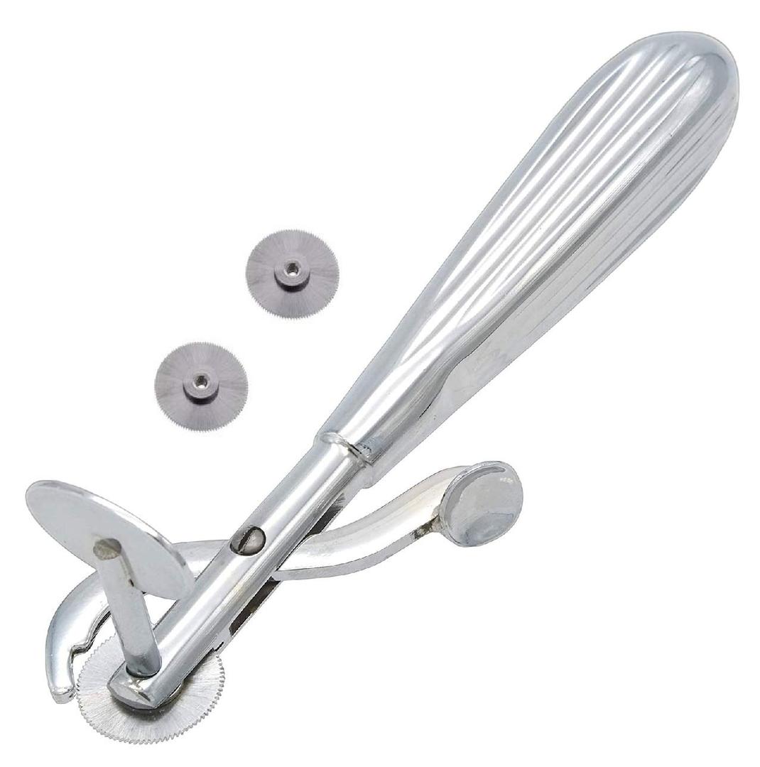 Finger Ring Cutter w/ 2 Replacement Blades Tool for Jewelers, Emergency, Paramedics, EMS, and EMT Professionals. Sharp Stainless Steel Blade