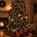 18Pcs Iridescent Ornaments Balls Clear Plastic Ornaments Halloween Transparent Balls DIY Cauldron Baubles Christmas Tree Home Party Decor (18)