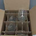 Libbey Signature Kentfield Wine Glasses, 20-Ounce, Set of 4, Made in USA, Dishwasher Safe, Classic Stemmed Glassware, Gift Box