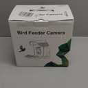 Bird Feeder with Camera with AI Identify Birds Species Solar Powered, Smart Bird House with Cam, 2K HD Video Live Stream, Instant Arrival Alerts - Green