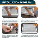 2-Pack 20x25x4 Air Filter Compatible with Honeywell FC100A1037, MERV 13 HVAC Furnace Filter Replacement, Actual Size:19.94"x24.86"x4.38"