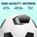 Soccer Ball Size 2/3/4/5 with Pump & Bag, Deflated Ball - 1 2 or 3 Pack - Classic Black & White - Durable Soccer Ball for Indoor/Outdoor Use - Great Soccer Gift for Toddlers, Kids, Youth & Adults