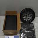 Knee Scooter, 300lbs Capacity, 13" Big PU Seat, Disc Brake Knee Walker, All Terrain Foldable Knee Scooter Walker with Bag for Foot Injuries Compact Crutches Alternative (Black)