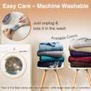 Beautyrest Heated Blanket, Electric Blanket, Soft, Warm, Reversible Plush - Sherpa Heating Blanket with 20 Heat Settings, 1-10 hrs Timer Auto Shut Off, Machine Washable, Queen (90 inx84 in), Ivory