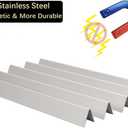 Leship 21.5" Flavorizer Bars Replace for Weber 7534 Genesis Silver A,Spirit 200 Series (with Side Control) Spirit 500 Grills,Durable 304 Stainless Steel Flavor Bars