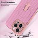 tharlet Compatible with iPhone 16 Pro Max Case with Finger Strap, Pink