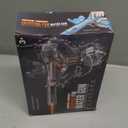 CY05 Electric Water Gun with Lights, Induction Light-Emitting Muzzle, 425ml Water Tank, 26-33Ft Range for Kids Ages 3+ (Blue)