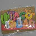 Cinco De Mayo Decorations Wooden Table Centerpiece 11.8 x 6.6 Inches Taco Bar Decorations Cactus Sombrero Taco Bar Tabletop Tiered Tray Decor for Mexican Fiesta Party Decor Supplies