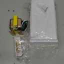 Newhouse Hardware Two Note Wired Door Bell Chime Kit w/Transformer & Surface Mount Lighted Push Button, 16VAC/10 VA, White