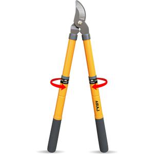 AIRAJ 16-24'' Extendable Loppers for Tree Trimming | Branch Cutter with 1.5 Cutting Capacity | Loppers for Gardening | Garden Shears
