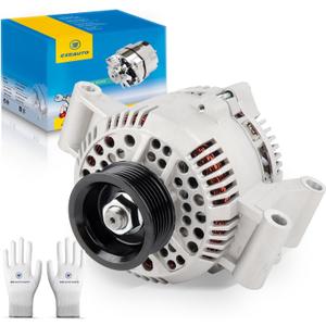 Ezexpreze 7750N New Alternator Compatible With Ford Escort, Ranger, Mazda Pickup 2.3L 2.3 3.0L 3.0 4.0L 5.0 5.0L 5.8 5.8L 1992-1997 92 93 94 95 96 97 F07F-10300-AA F07U-10300-AA F07U-10300-AB AFD0012