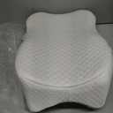 Knee Pillow for Side Sleepers, Memory Foam Bolster Between Legs, Comfortable Sleep Positioning & Side Leg Support, Elevation Pillow for Adults, Back Hips Knees Support, Wider Contact Ergonomic Design, Regular style