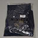 WOOSEA Women Sleeveless Deep V Neck Mesh Loose Plain Long Maxi Casual Dress (Medium, Black)